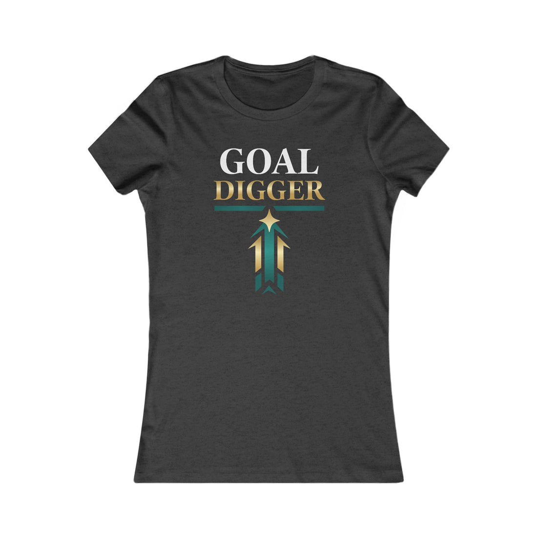 Goal Digger Women's Tee — Motivational Arrow Graphic Shirt