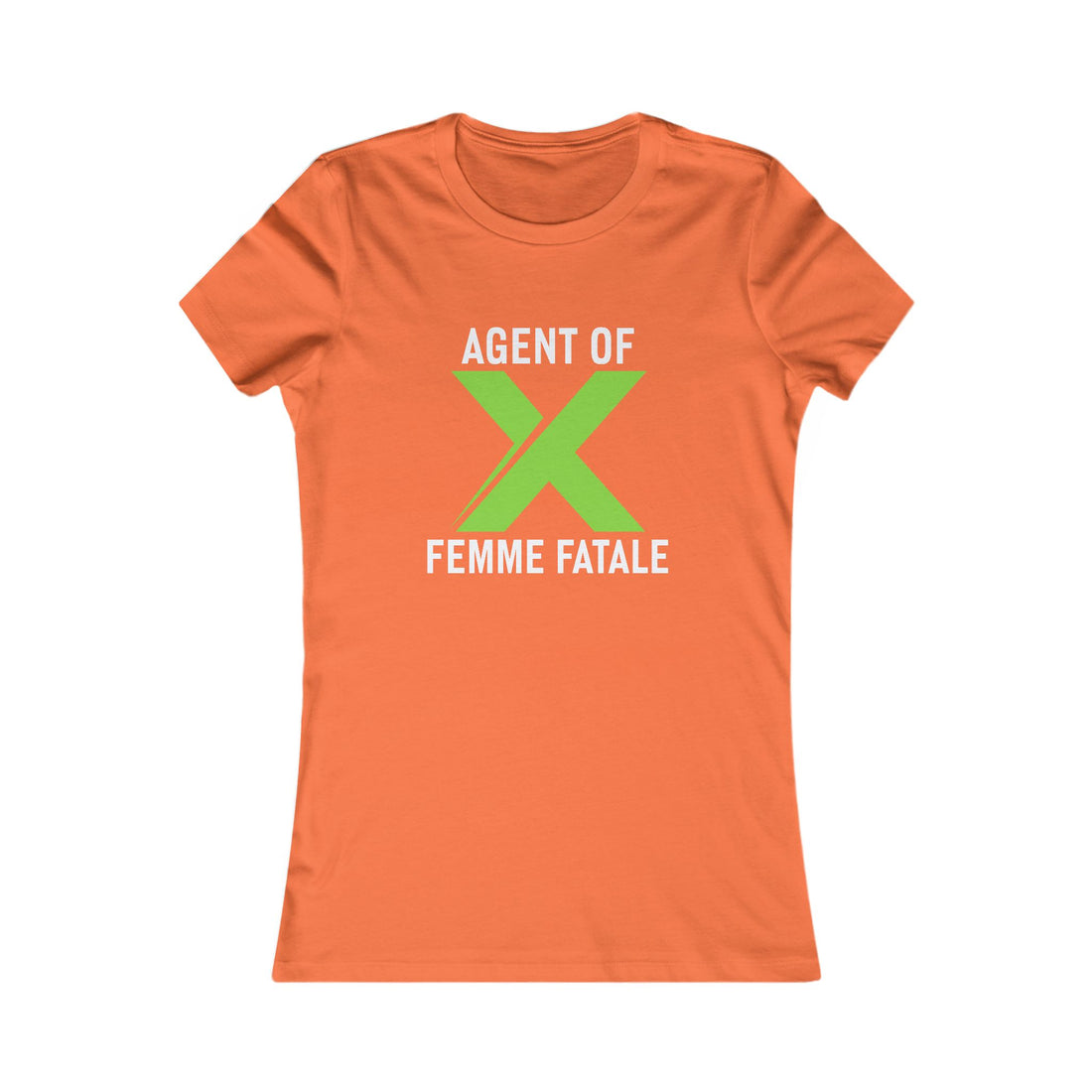 Agent of X Femme Fatale Women's Tee — Graphic Feminine Spy Shirt
